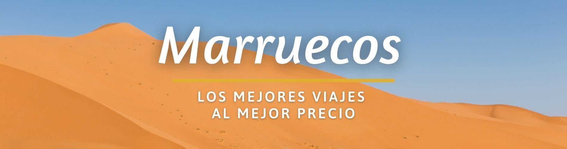 Dunas del desierto de Merzouga