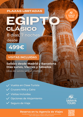 St Cartel Escaparate Egipto Clásico