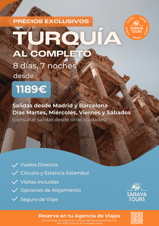St Cartel Escaparate Turquía Al Completo