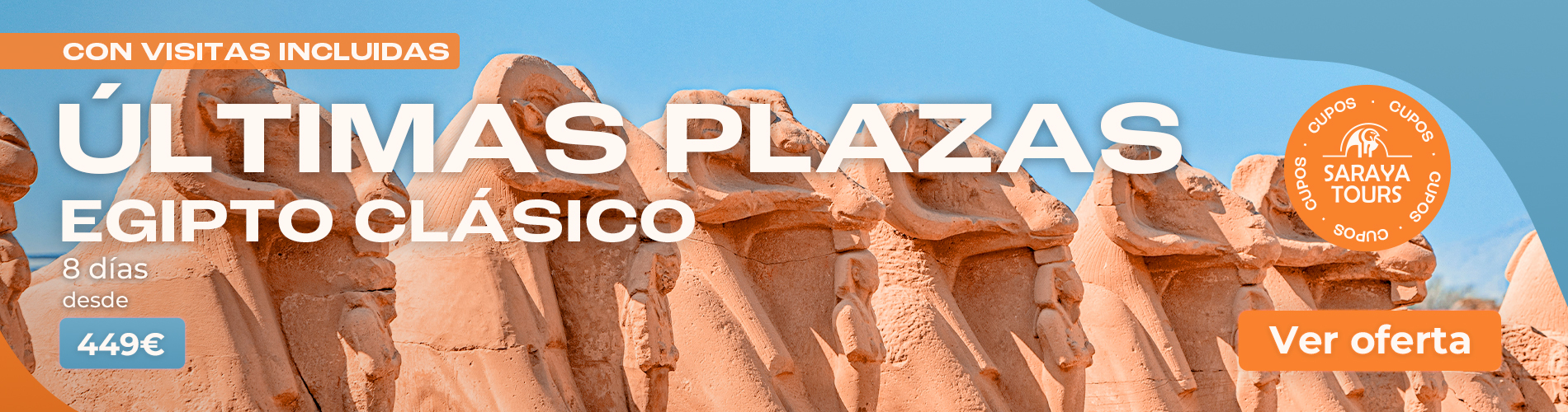 Egipto Últimas Plazas