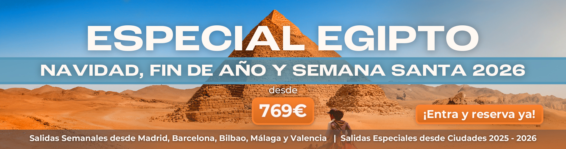 Banner Egipto Navidad Fin De Año Semana Santa