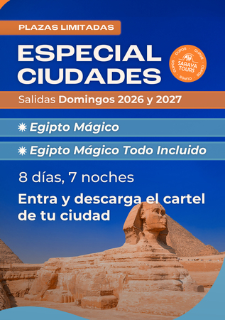 St Cartel Escaparate Egipto Ciudades 2026 Y 2027