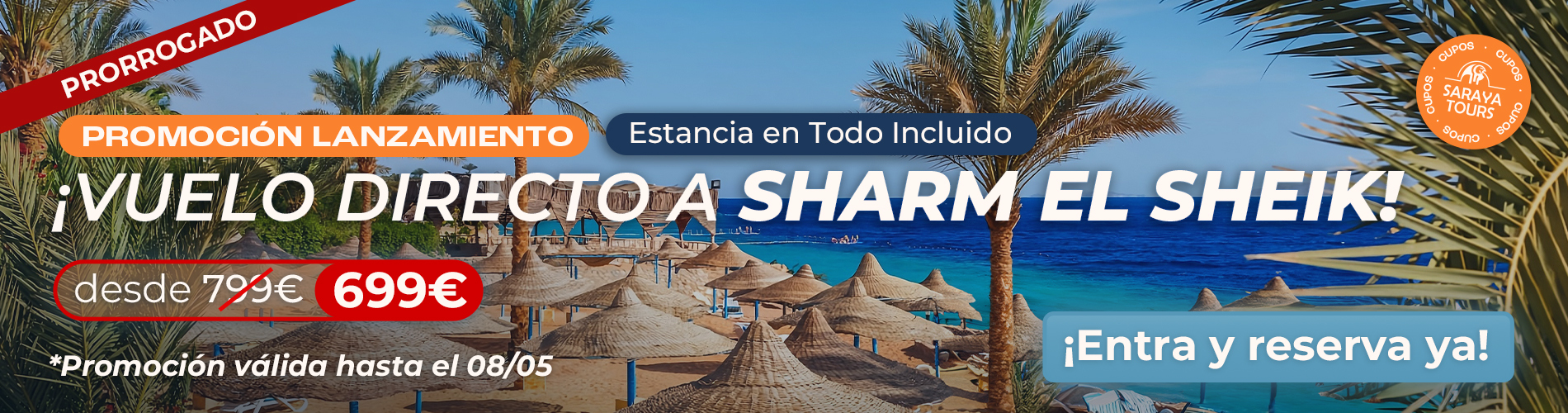 Banner Promo Estancia Sharm El Sheik Prorrogado