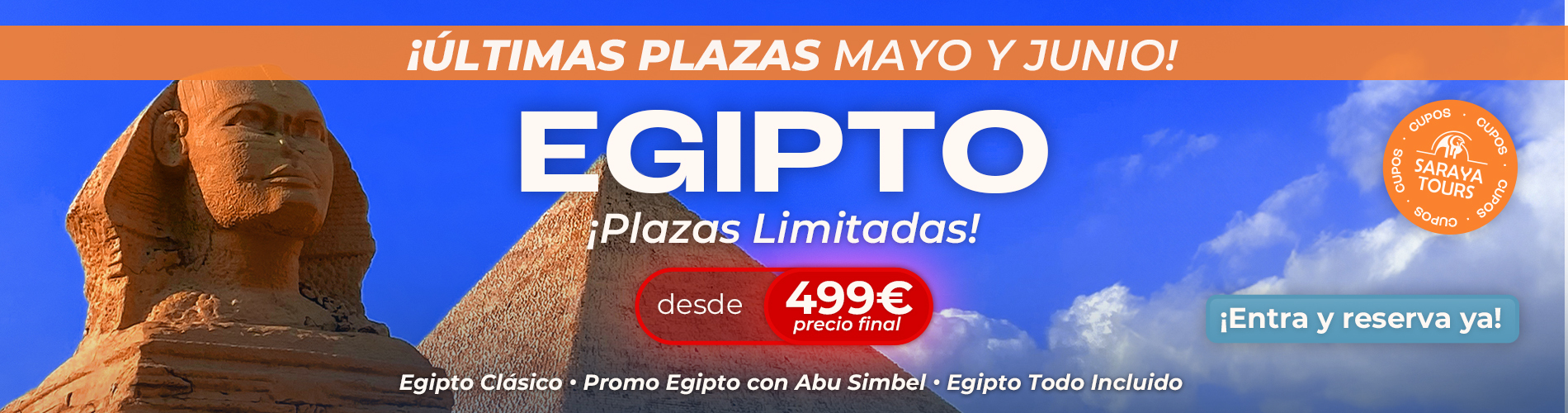 Últimas Plazas